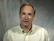 Snapshot of Tim Berners-Lee video